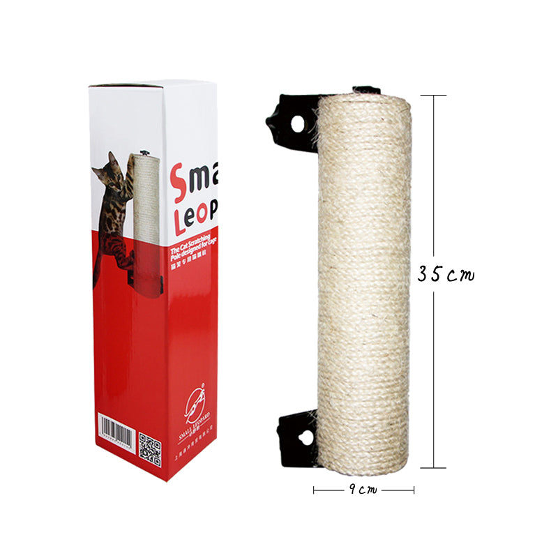 Woonwild Rogge sisal krabpaal voor muur of kattenren, 9 × 35 cm