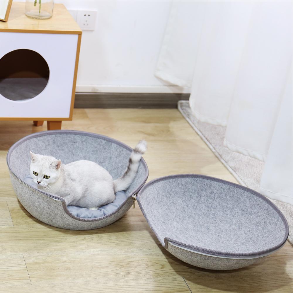 Woonwild Kievit vilten kattenhol in eivorm, foto 5