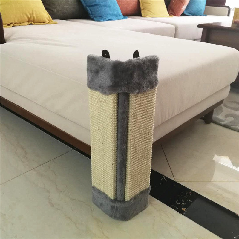 Woonwild Brem sisal krabplank voor de hoek van je bank, Grijs / S
