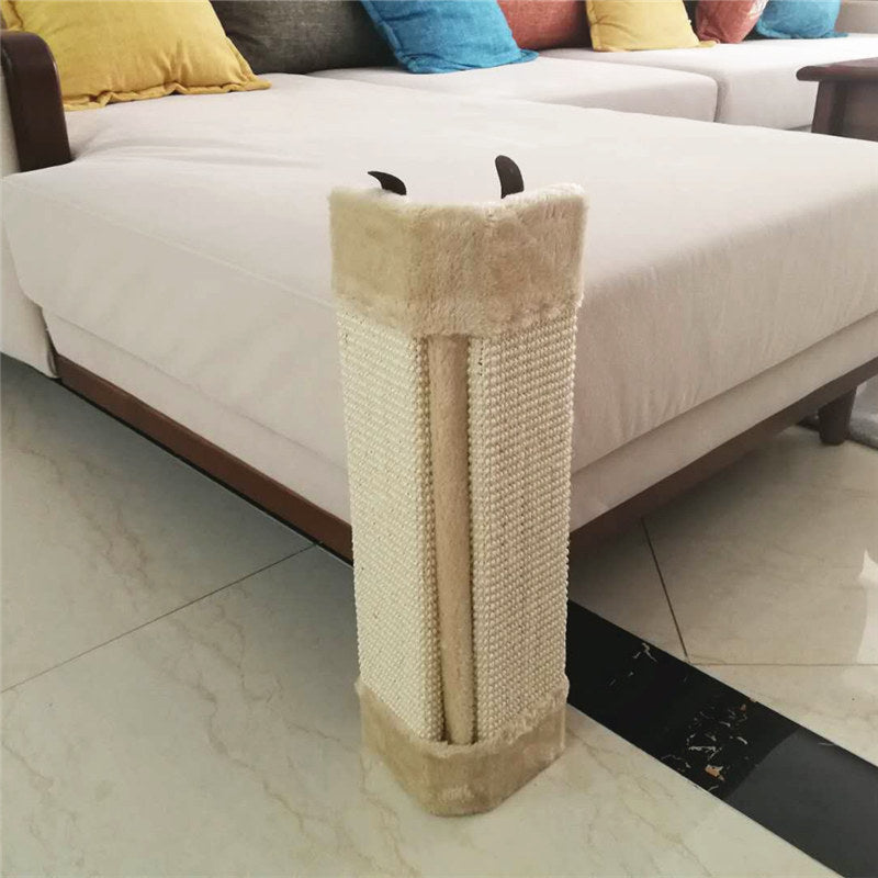 Woonwild Brem sisal krabplank voor de hoek van je bank, Beige / S