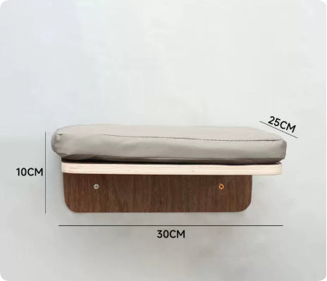 Woonwild Esdoorn wandmeubels van hout, los of als set, Walnoot / Plank