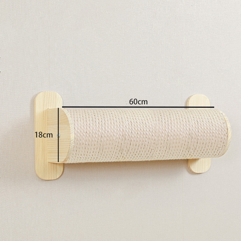Woonwild Den klimwand van grenen en acryl, per element, Sisalrol (60 cm)