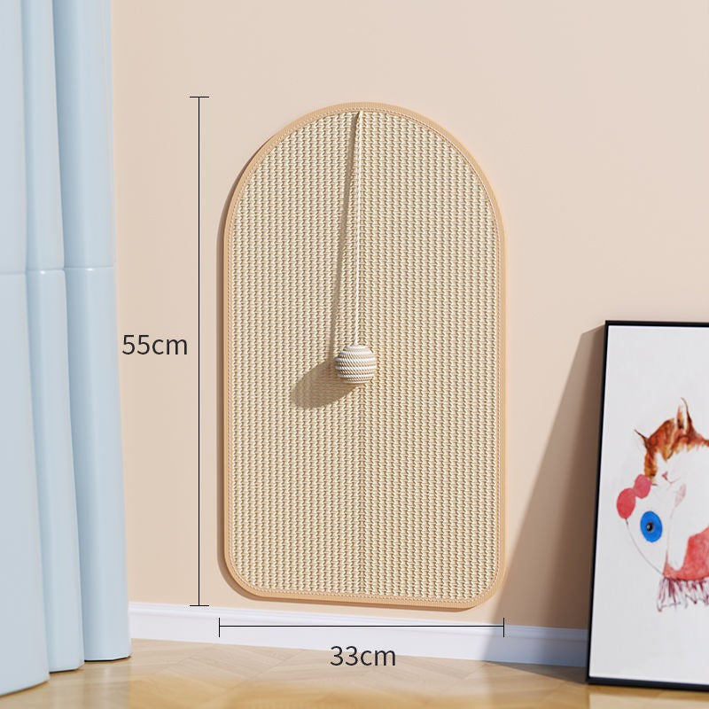 Woonwild Kiezel sisal krabplank met plakstrips, Huisje / Middel