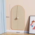 Woonwild Kiezel sisal krabplank met plakstrips, Huisje / Groot