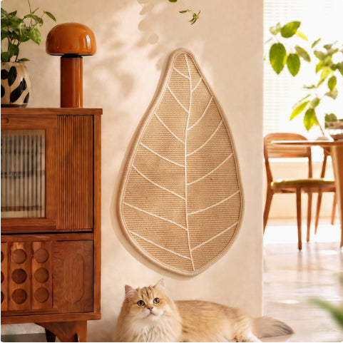 Woonwild Hosta krabmat van sisal in bladvorm, foto 5