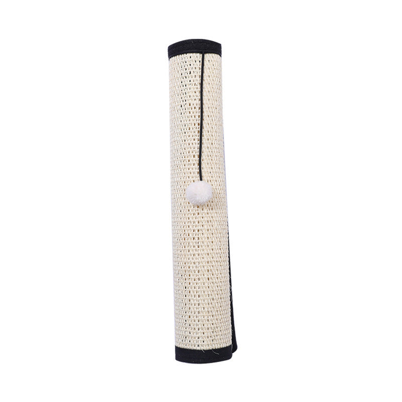 Woonwild Akker sisal krabmat met speelbal, Krabmat / 30 × 42 cm