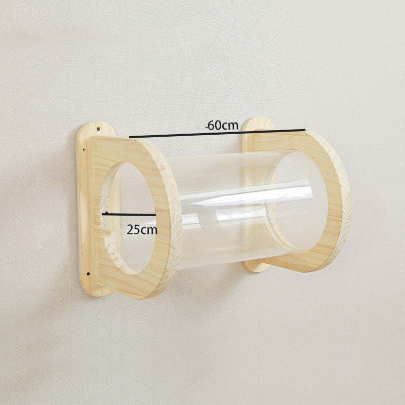 Woonwild Den klimwand van grenen en acryl, per element, Tunnel van acryl (60 cm)