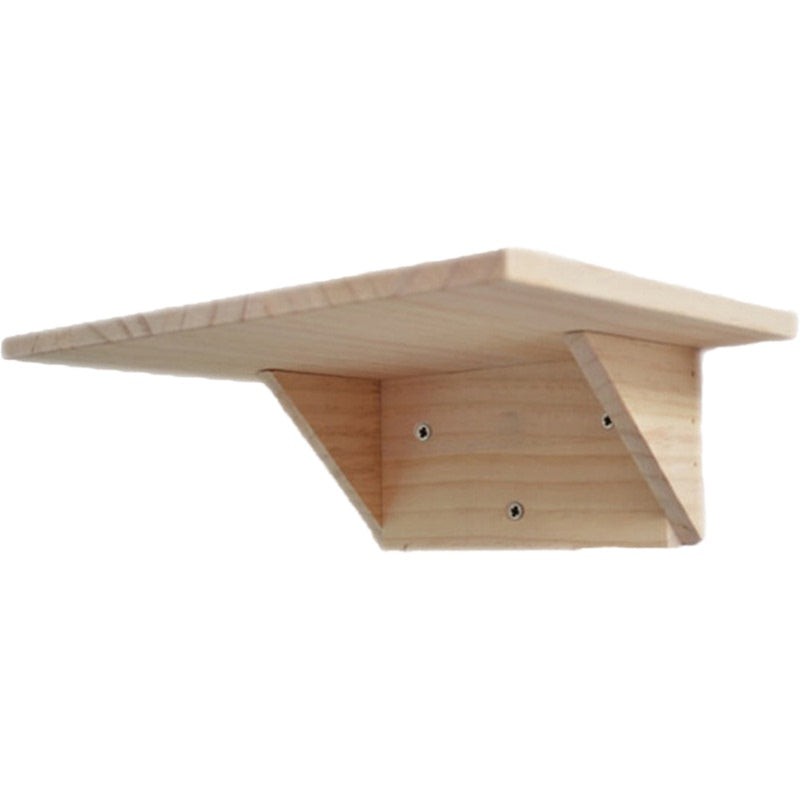 Woonwild Iep wandplank voor katten van massief hout, foto 3